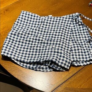 Old Navy Blue Checkered Women's Skorts